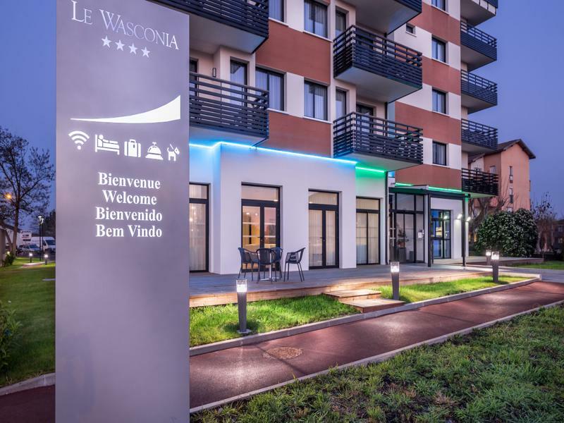 Le Wasconia Appart'Hotel ダクス エクステリア 写真